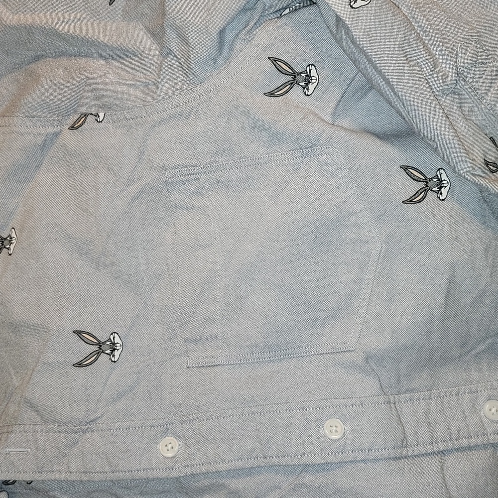 Divided Bugs Bunny Button Down - image 2